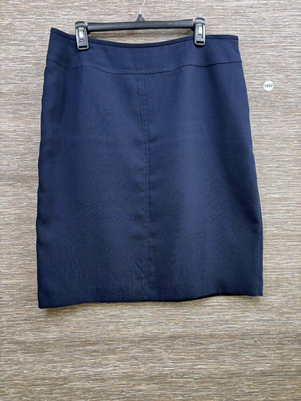 Jones Studio Straight Pencil Skirt Womens Size 14 Lined Navy Casual Career